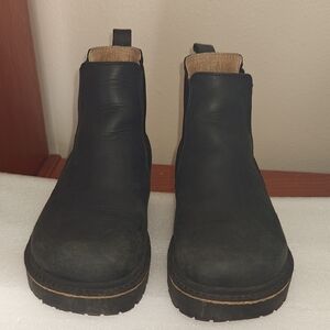 Birkenstock Stalon Black Color Leather Boot Size 37